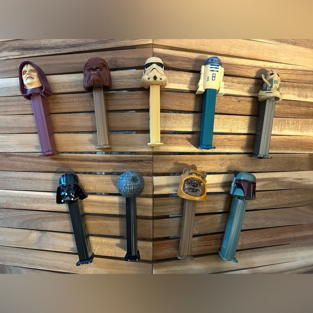 Star Wars Pez Dispensers Set of 9